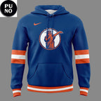 New York Knicks Tyler Kolek Statue of Liber3 Blue Hoodie T-Shirt