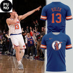 New York Knicks Tyler Kolek Statue of Liber3 Blue Hoodie T-Shirt