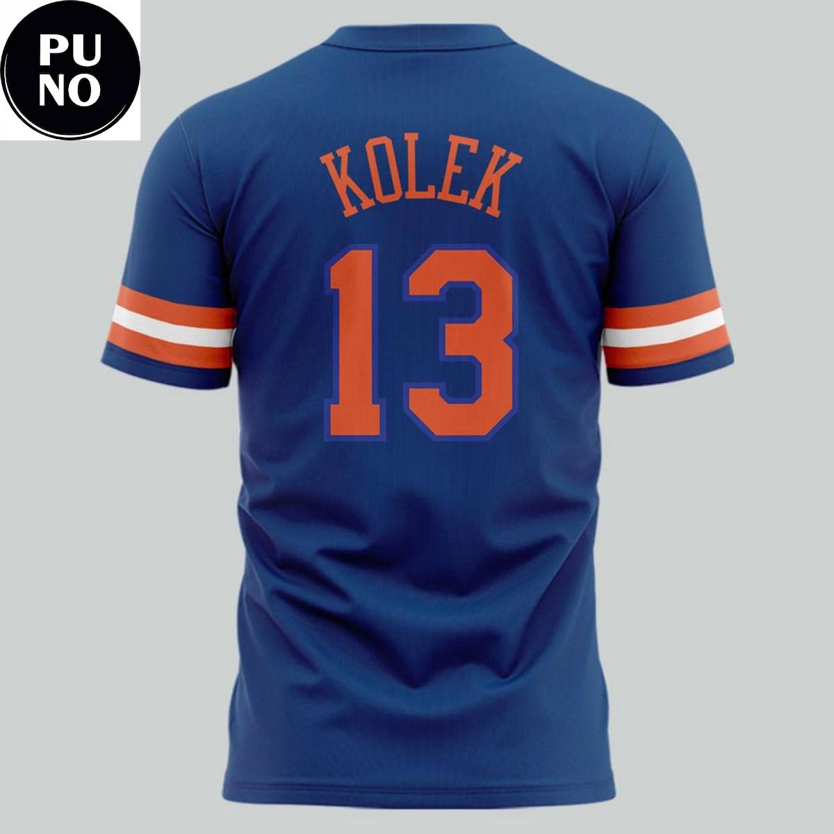 New York Knicks Tyler Kolek Statue of Liber3 Blue Hoodie T-Shirt