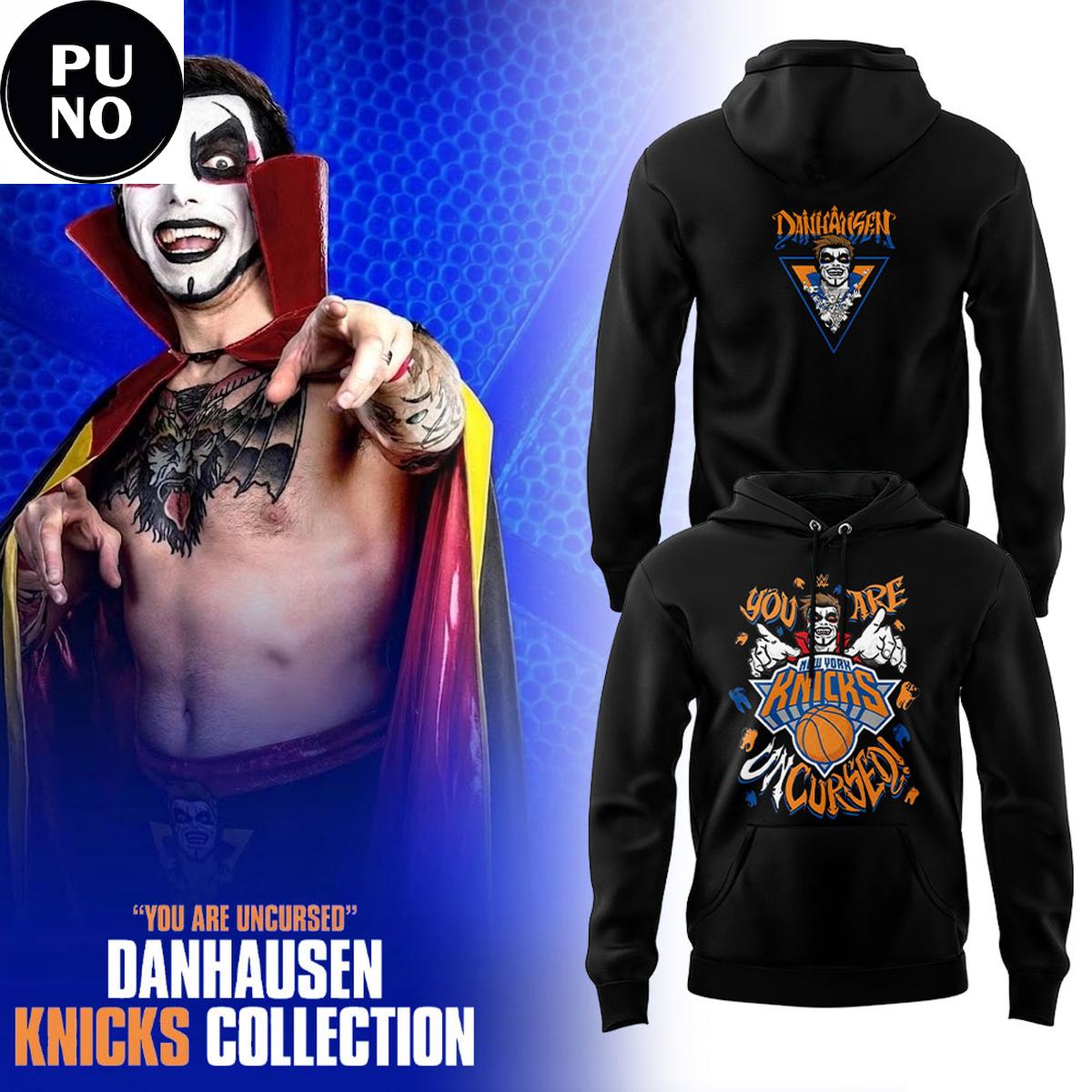 New York Knicks x Danhausen Uncursed 2026 Hoodie T-Shirt