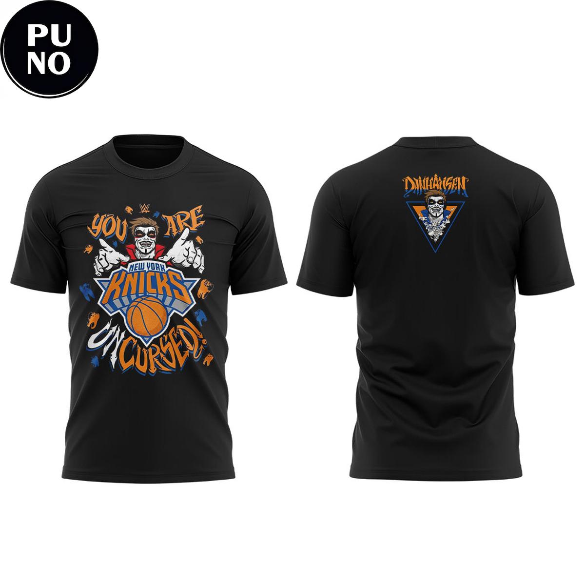 New York Knicks x Danhausen Uncursed 2026 Hoodie T-Shirt