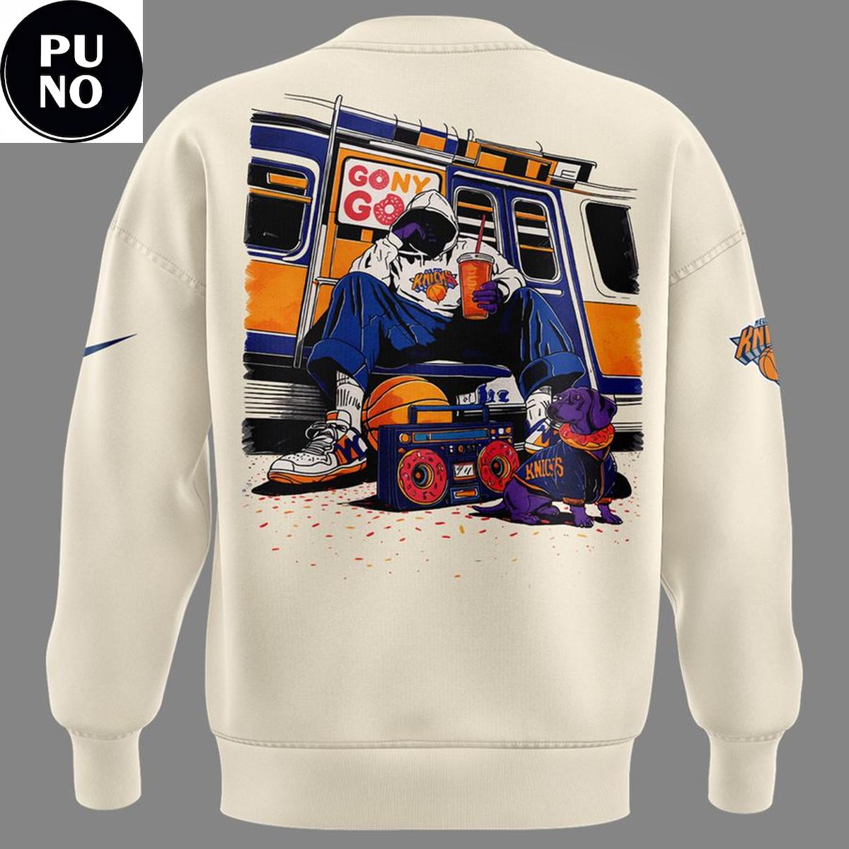 New York Knicks x Dunkin’ And-One Hoodie Shirt