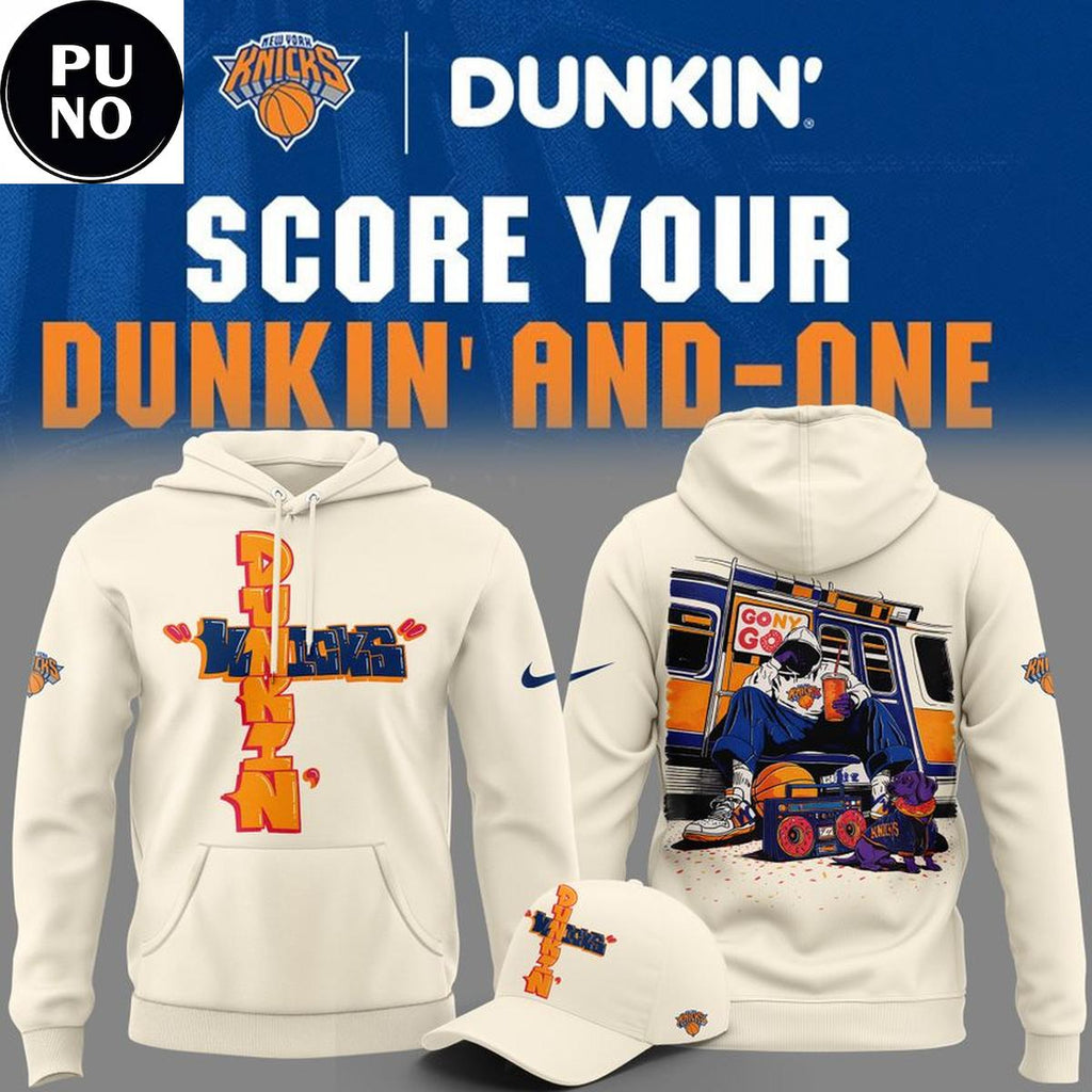 New York Knicks x Dunkin’ And-One Hoodie Shirt