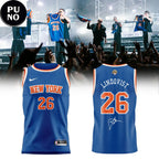 New York Knicks x Rufus Du Sol 2026 Signature Basketball Jersey