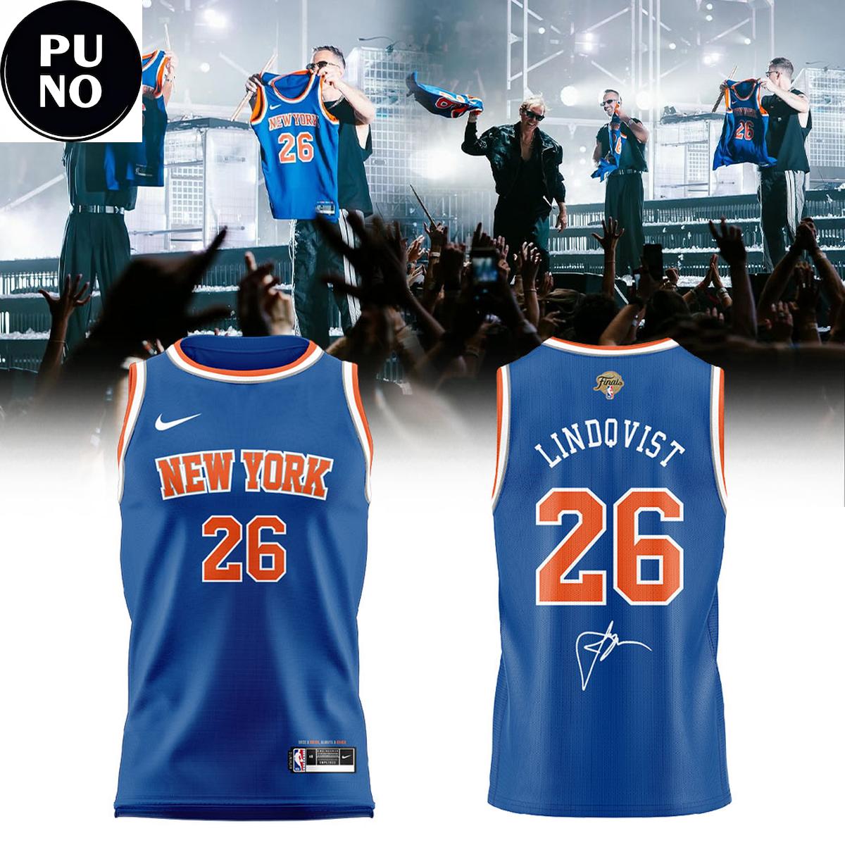 New York Knicks x Rufus Du Sol 2026 Signature Basketball Jersey