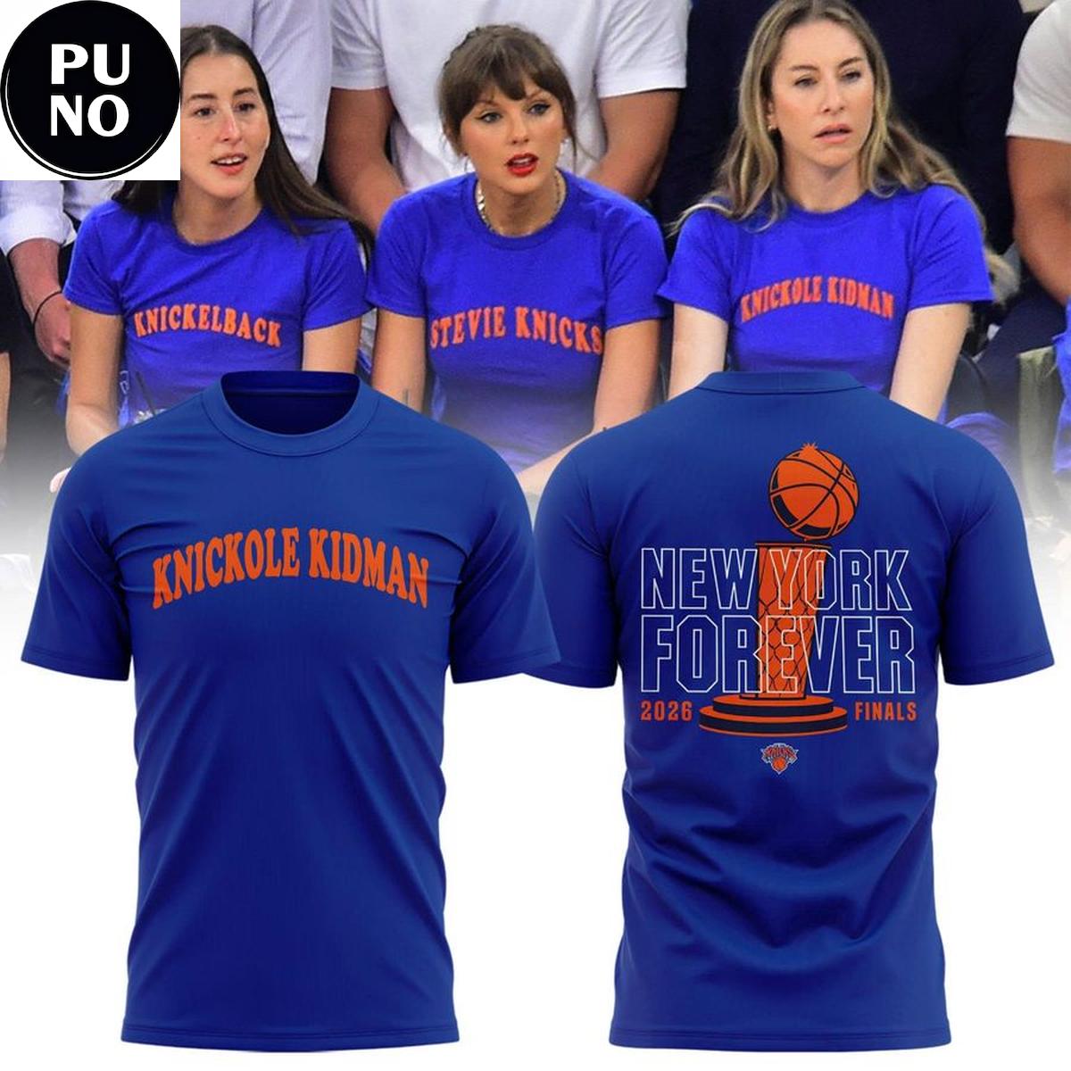 New York Knicks x Taylor Swift 2026 Knickole Kidman T-Shirt