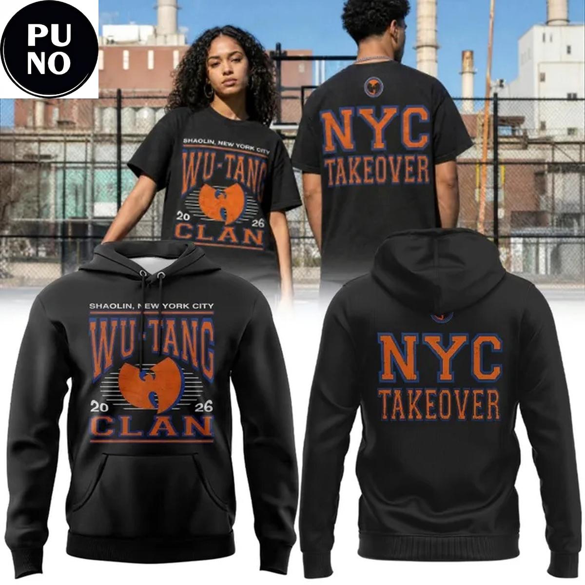 New York Knicks x Wu-Tang Clan 2026 NYC Takeover Hoodie