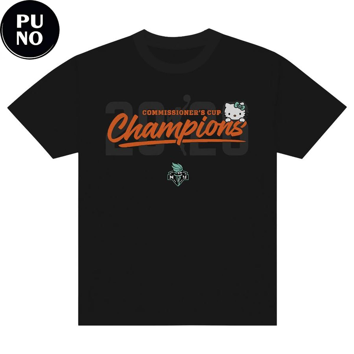 New York Liberty x Hello Kitty 2026 WNBA Champions Cup Shirt