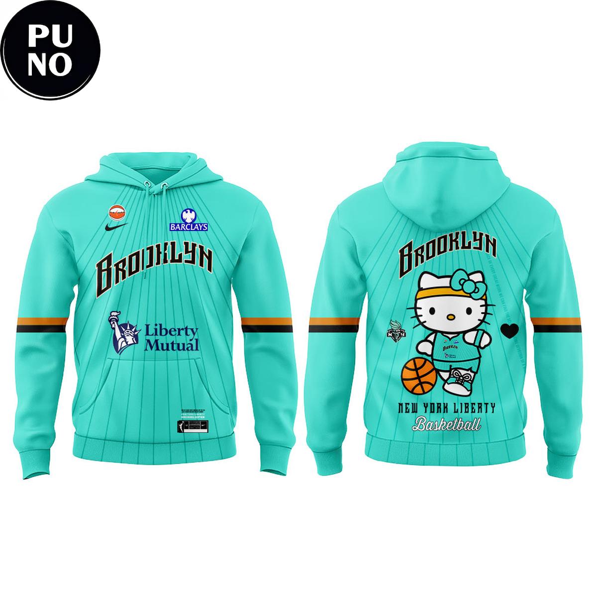 New York Liberty x Hello Kitty Night 2026 New Season Hoodie