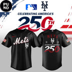 New York Mets 2026 Celebrating America’s 250th Baseball Jersey