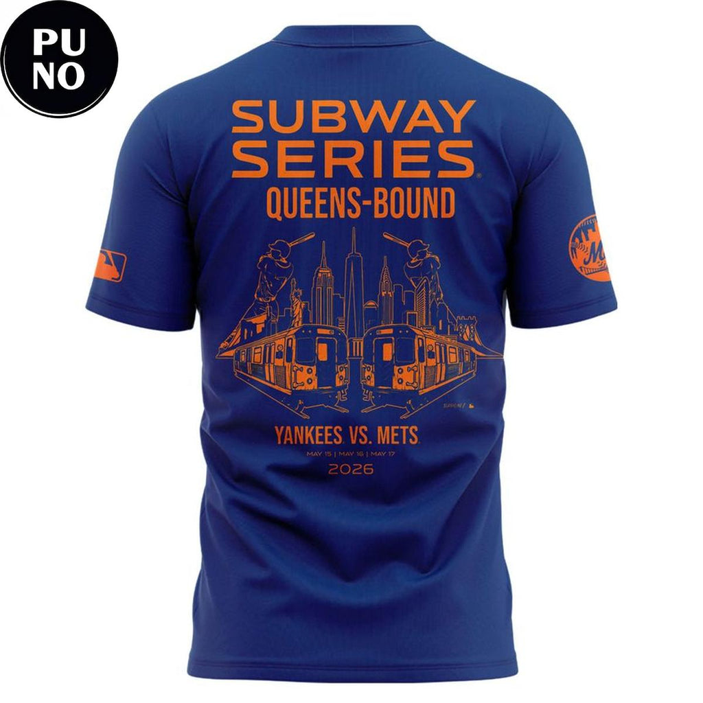 New York Mets 2026 Subway Series Queens-Bound Hoodie T-Shirt
