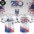 New York Mets America 250 Anniversary 1776-2026 Baseball Jersey