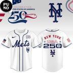 New York Mets Celebration USA 250 Anniversary 2026 Baseball Jersey