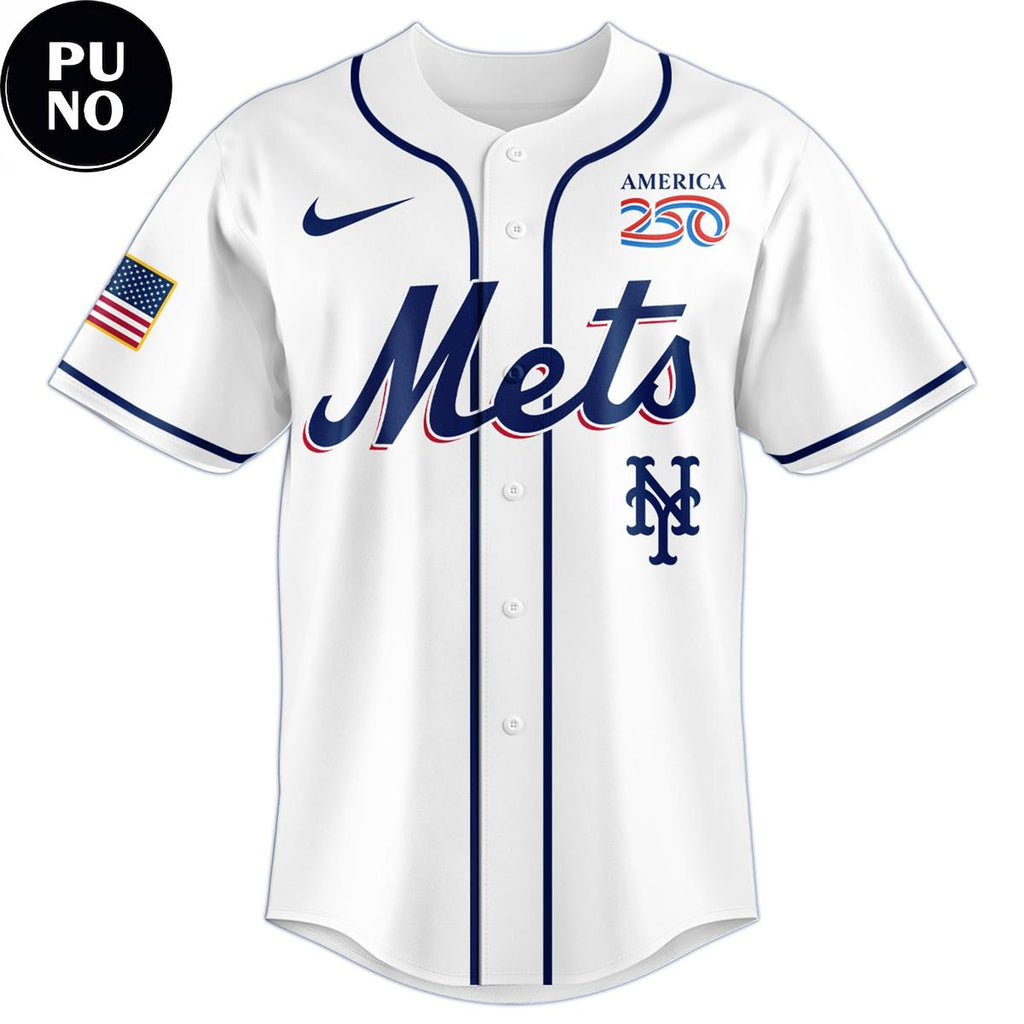 New York Mets Celebration USA 250 Anniversary 2026 Baseball Jersey