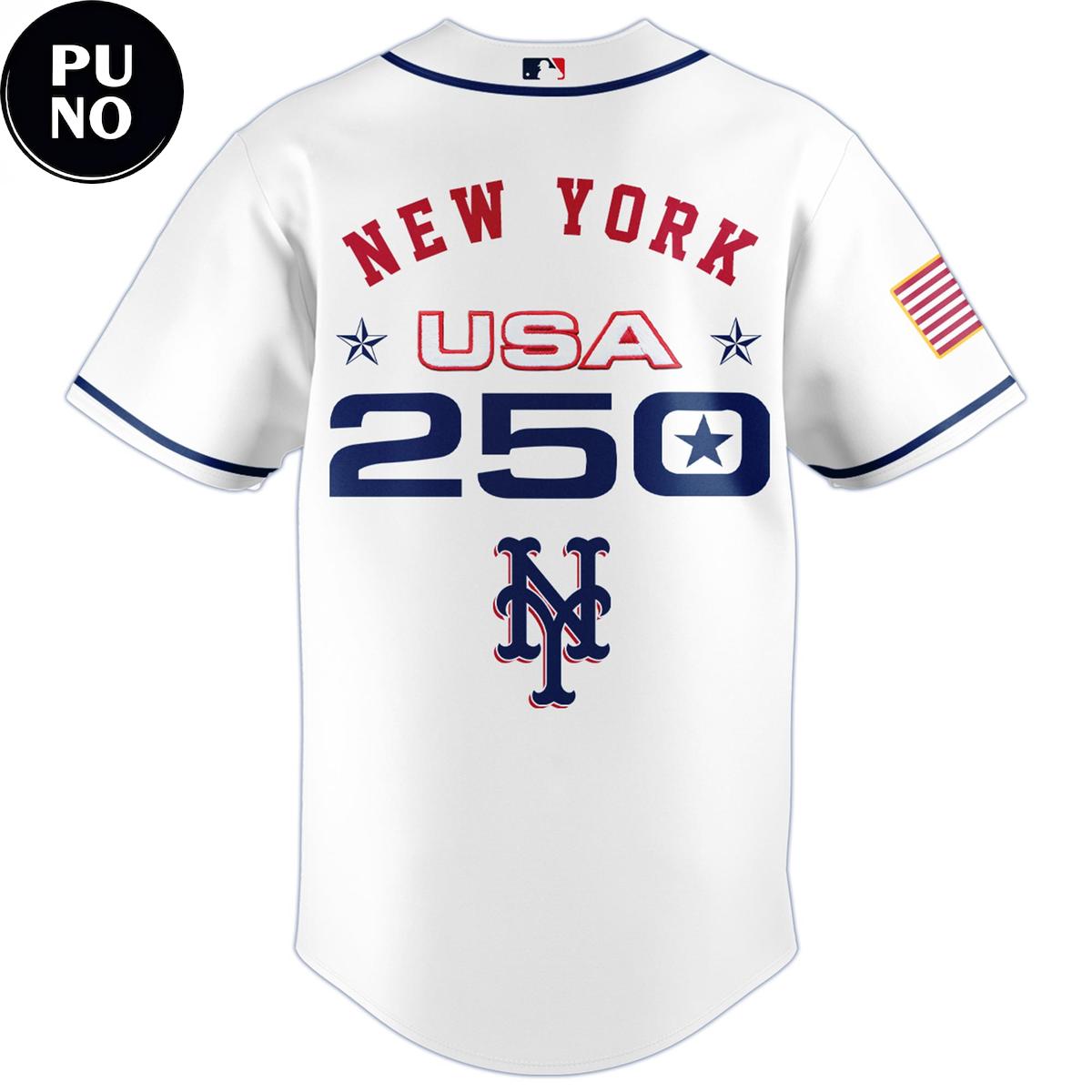 New York Mets Celebration USA 250 Anniversary 2026 Baseball Jersey