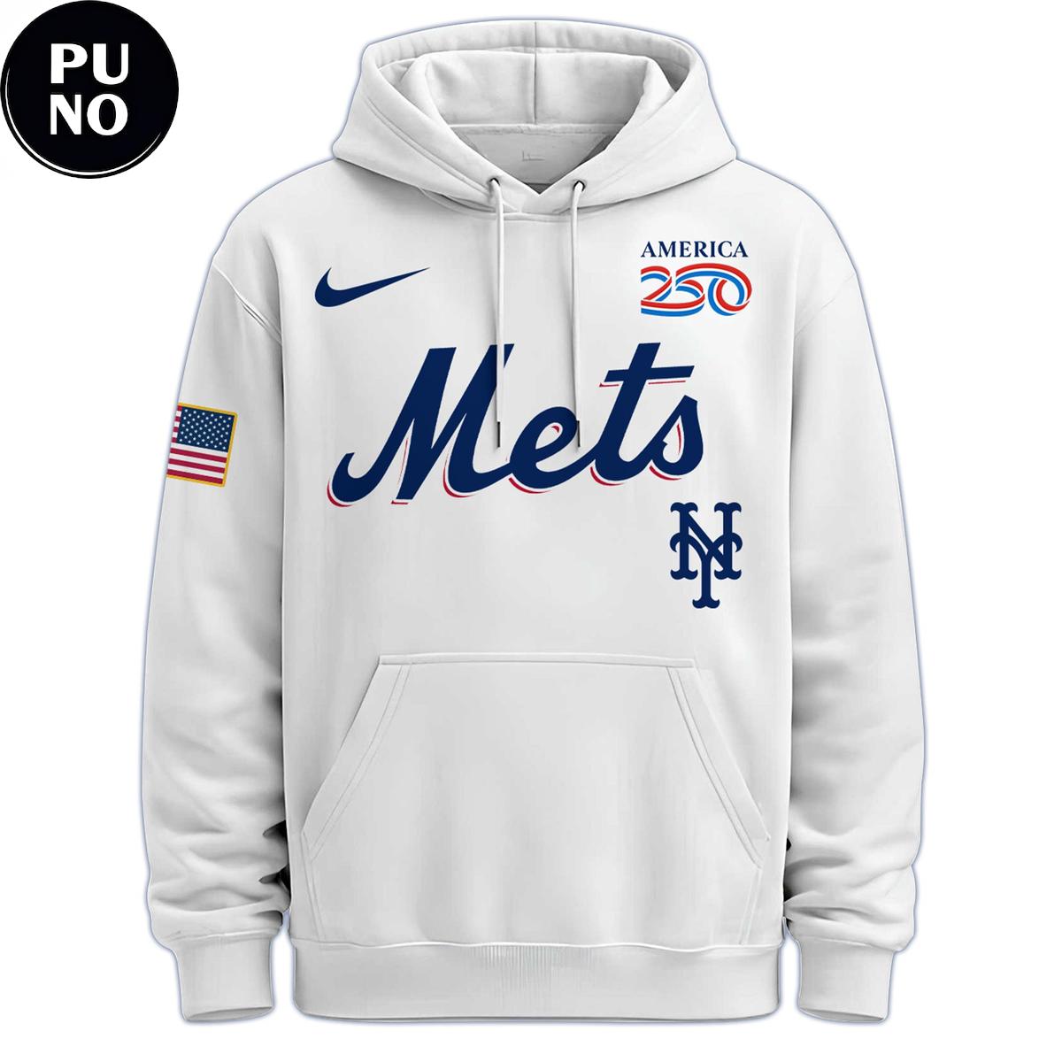 New York Mets Celebration USA 250 Anniversary 2026 Hoodie