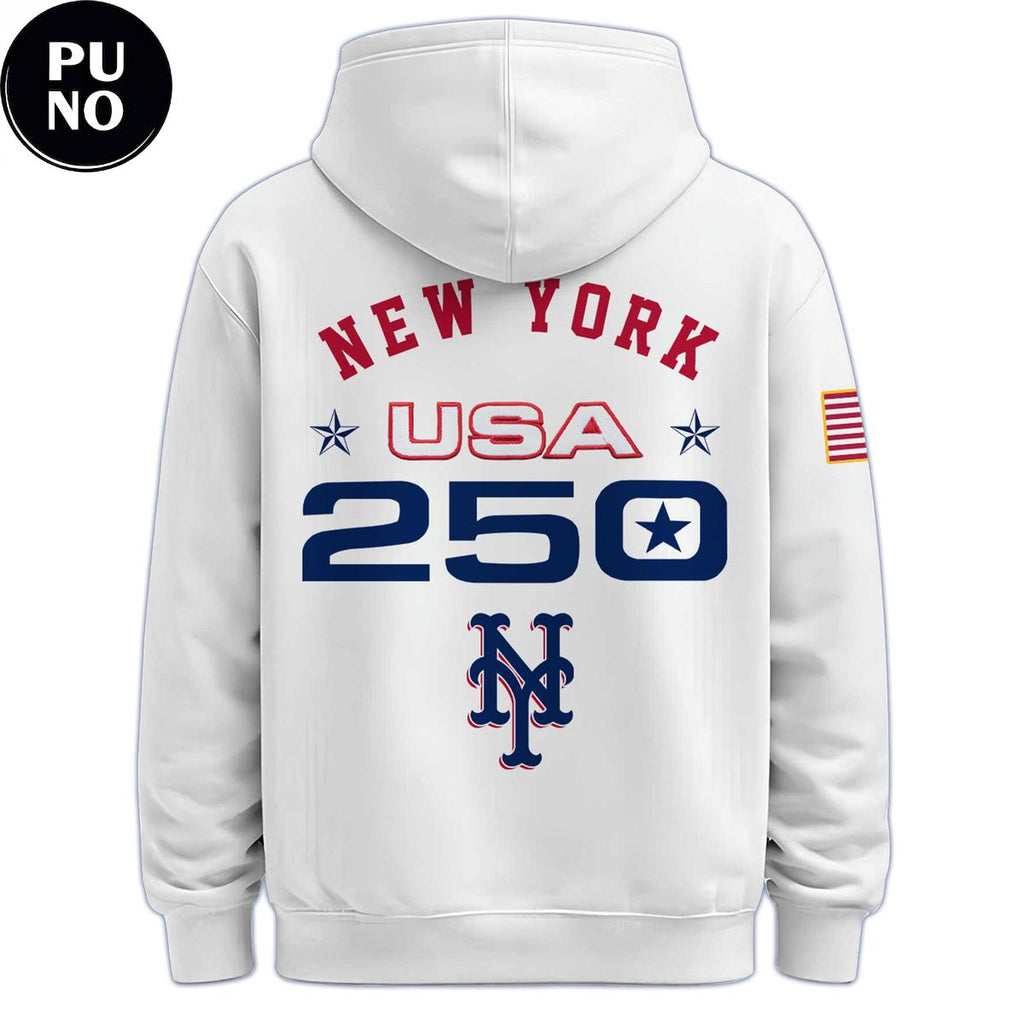 New York Mets Celebration USA 250 Anniversary 2026 Hoodie