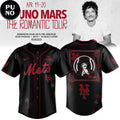 New York Mets x Bruno Mars The Romantic Tour 2026 New Baseball Jersey