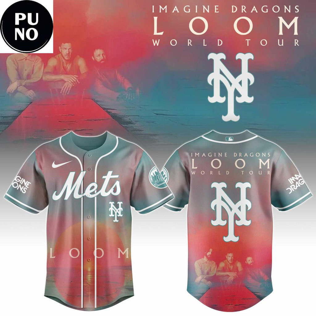New York Mets x Imagine Dragons Loom World Tour 2026 Baseball Jersey