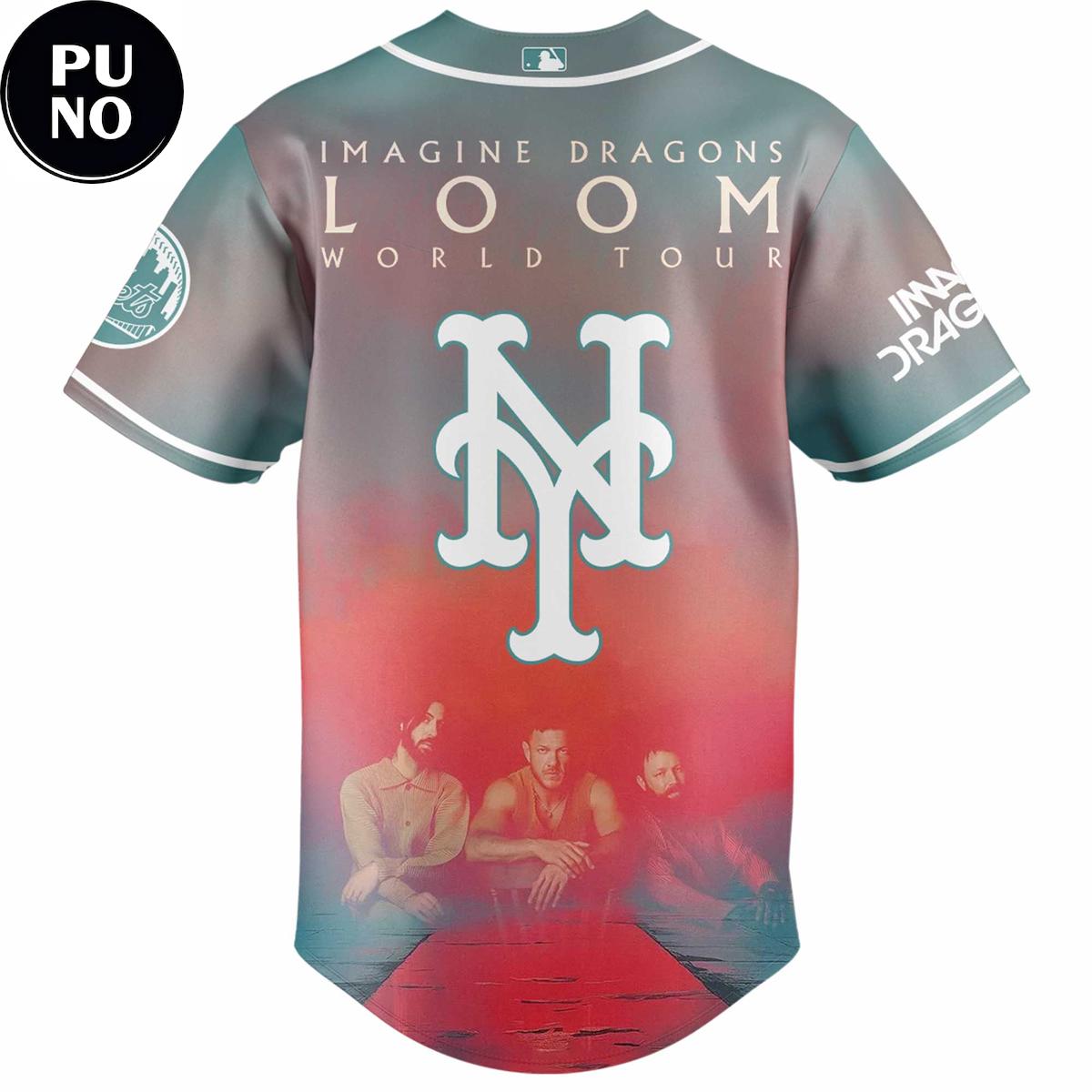 New York Mets x Imagine Dragons Loom World Tour 2026 Baseball Jersey