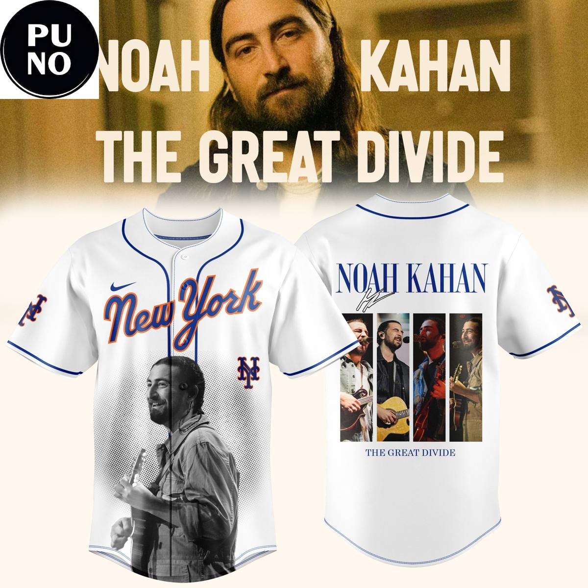 New York Mets x Noah Kahan The Great Divide 2026 Baseball Jersey