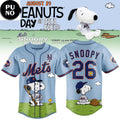 New York Mets x Peanuts Day 2026 Personalized Baseball Jersey
