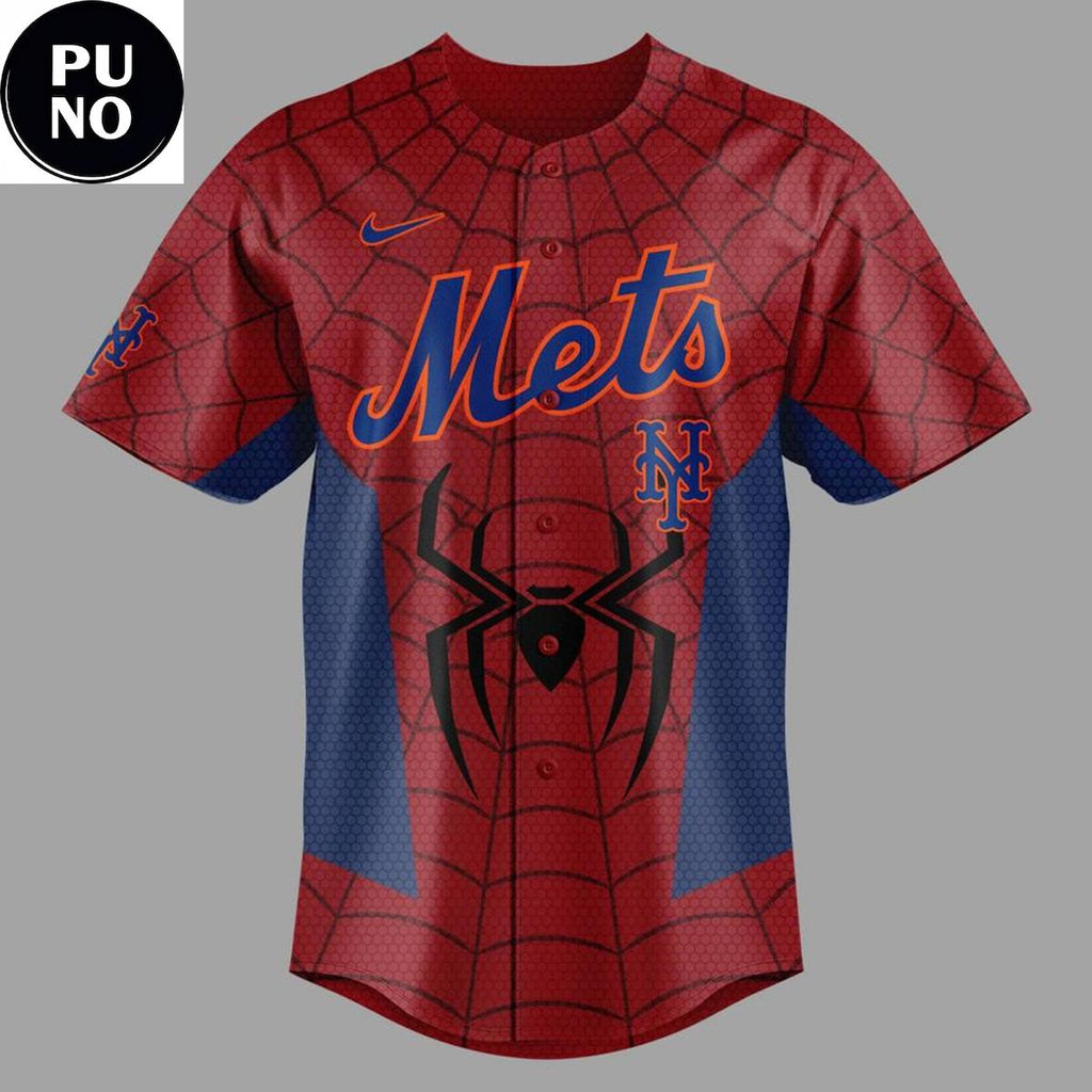 New York Mets x Spider-Man Brand New Day 2026 Personalized Baseball Jersey