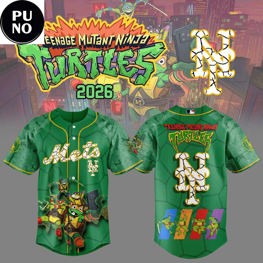 New York Mets x Teenage Mutant Ninja Turtles 2026 Baseball Jersey