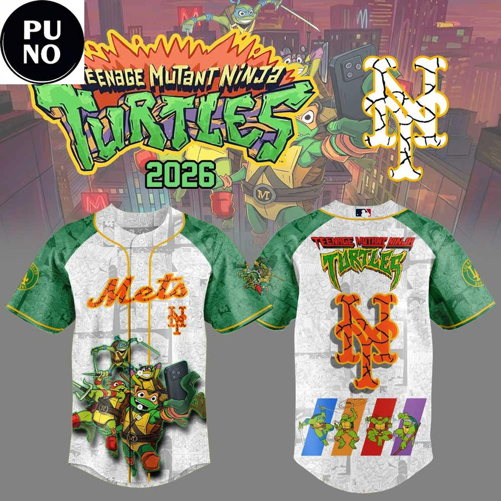 New York Mets x Teenage Mutant Ninja Turtles 2026 Baseball Jersey