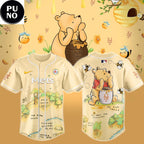 New York Mets x Winnie the Pooh Hundred Acre Woods Map Baseball Jersey