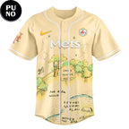 New York Mets x Winnie the Pooh Hundred Acre Woods Map Baseball Jersey