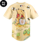 New York Mets x Winnie the Pooh Hundred Acre Woods Map Baseball Jersey