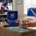 New York Rangers 100th Anniversary Commemorative Whiskey Glass