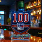 New York Rangers 100th Anniversary Whiskey Bottle 2026