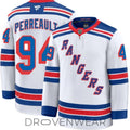 New York Rangers #94 Gabe Perreault White Away Hockey Jersey