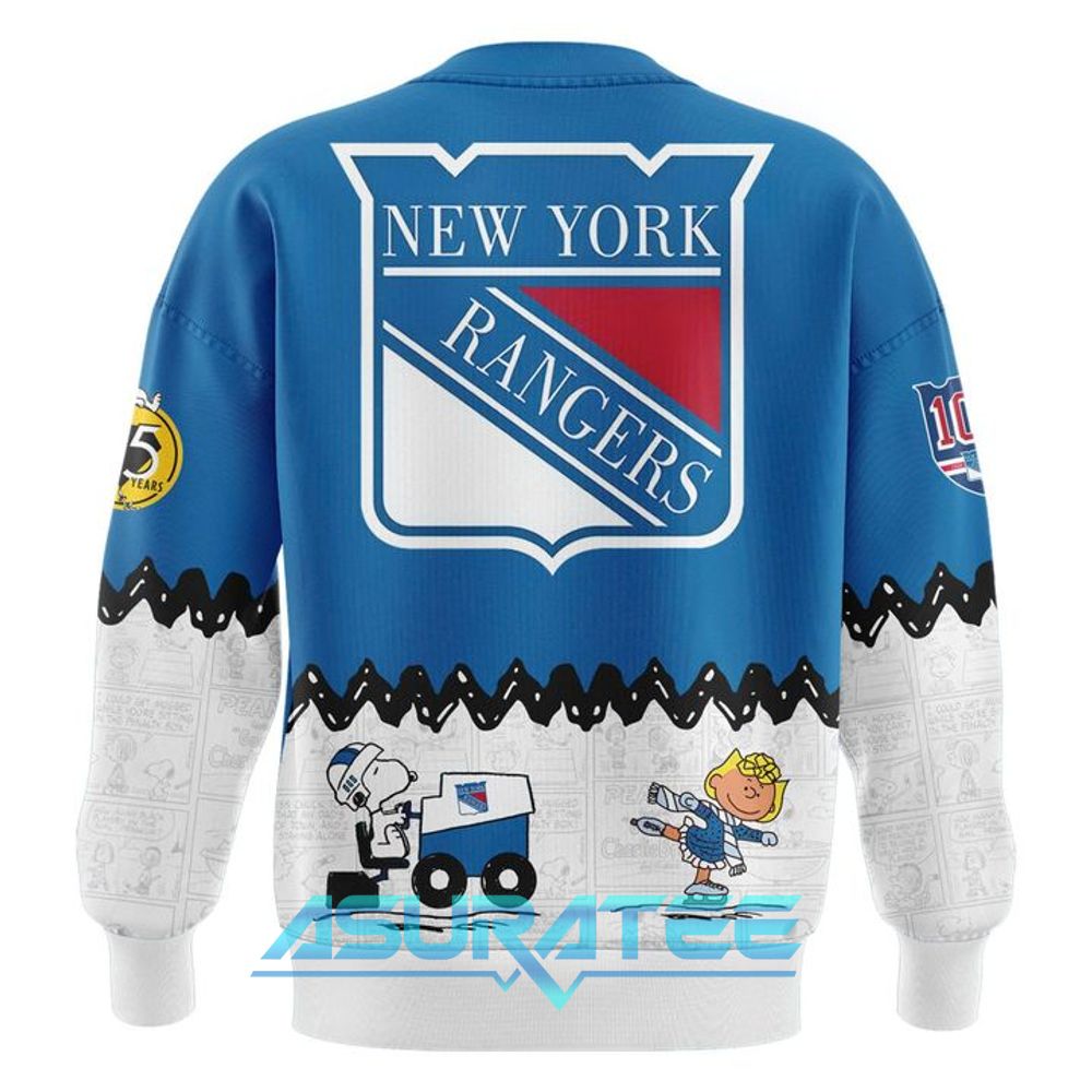 New York Rangers ”Peanuts Night” 2026 Snoopy Special Sweatshirt