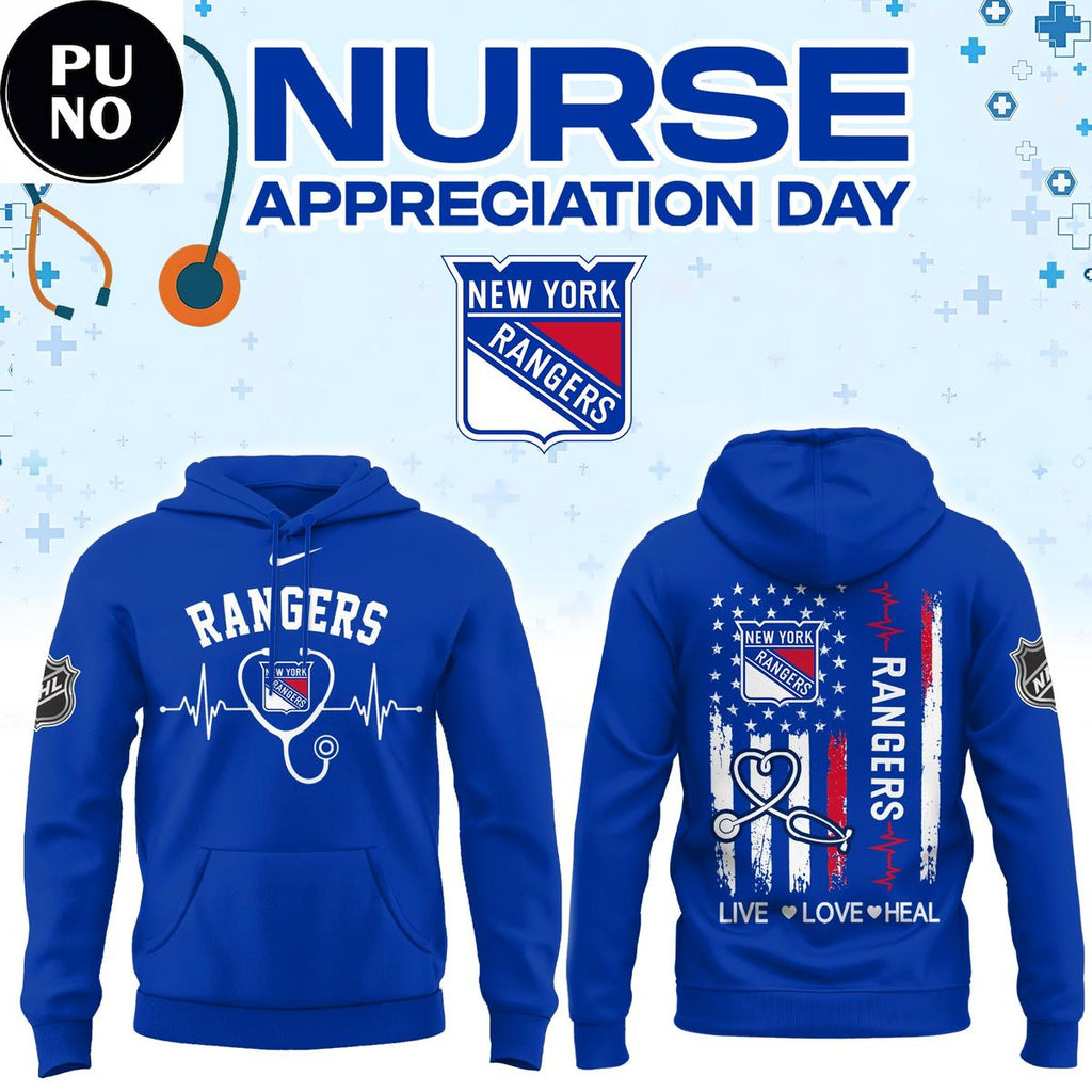 New York Rangers x Nurse Appreciation Day 2026 Hoodie T-Shirt
