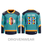 New York Sirens Pride Celebration 2026 Custom Hockey Jersey