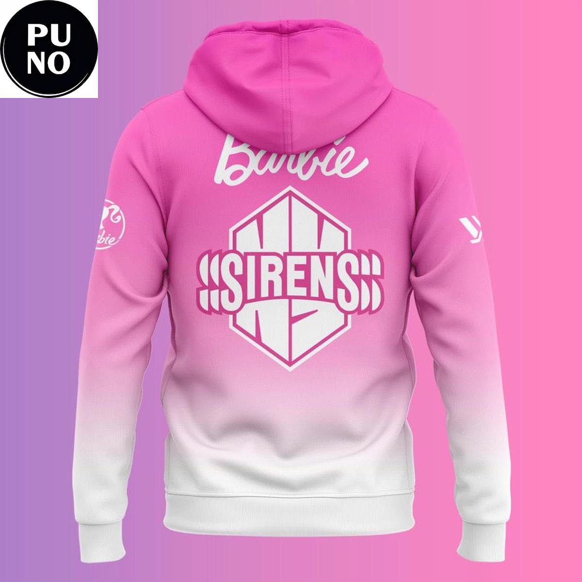 New York Sirens x Babie Night 2026 Pink Hoodie T-Shirt
