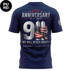 New York Yankees 2026 25th Anniversary 9/11 NYPD Hoodie T-Shirt