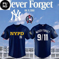 New York Yankees 2026 25th Anniversary 9/11 Never Forget Baseball Jersey