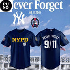 New York Yankees 2026 25th Anniversary 9/11 Never Forget Baseball Jersey
