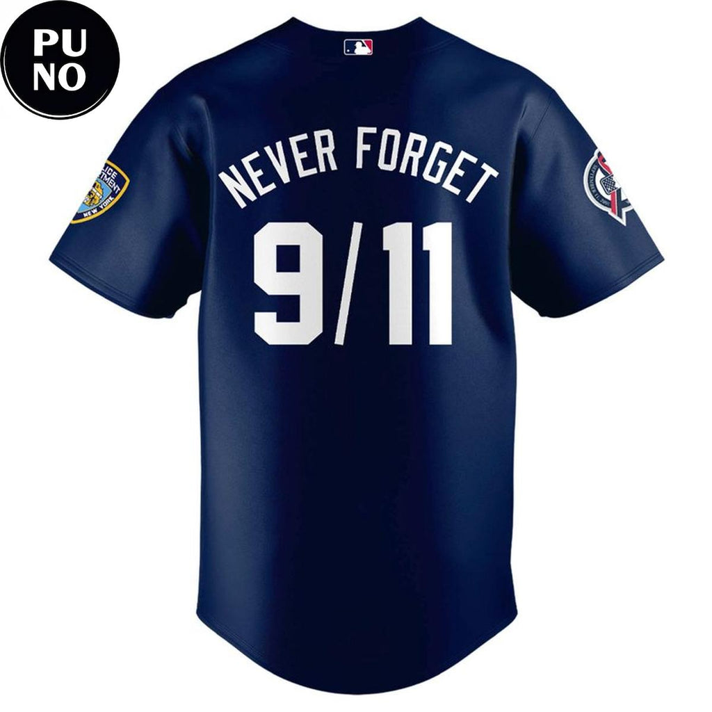 New York Yankees 2026 25th Anniversary 9/11 Never Forget Baseball Jersey