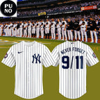 New York Yankees 2026 25th Anniversary 9/11 Never Forget Baseball Jersey
