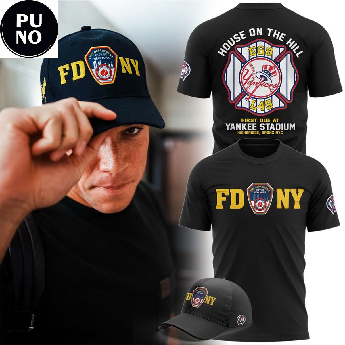 New York Yankees 2026 FDNY House on the Hill T-Shirt