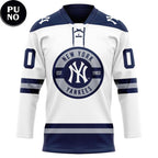 New York Yankees 2026 Hockey Night Personalized Hockey Jersey