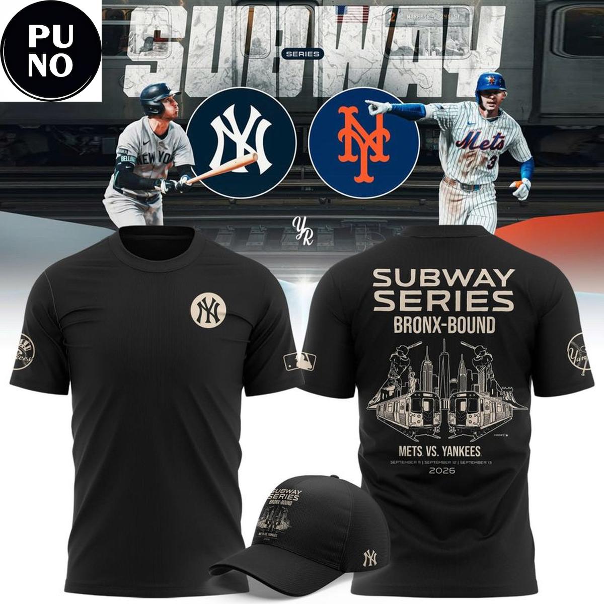 New York Yankees 2026 Subway Series Bronx-Bound Hoodie T-Shirt