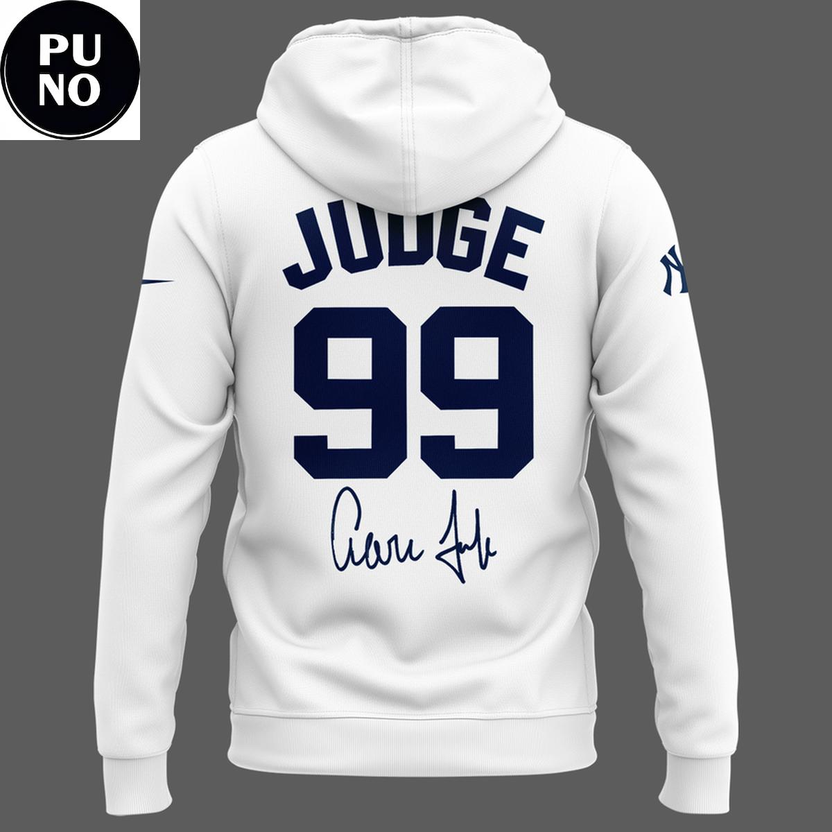New York Yankees 2026 Welcome Back Aaron Judge #99 Hoodie T-Shirt