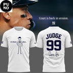 New York Yankees 2026 Welcome Back Aaron Judge #99 Hoodie T-Shirt