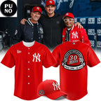 New York Yankees 30th Anniversary 2026 Red Baseball Jersey